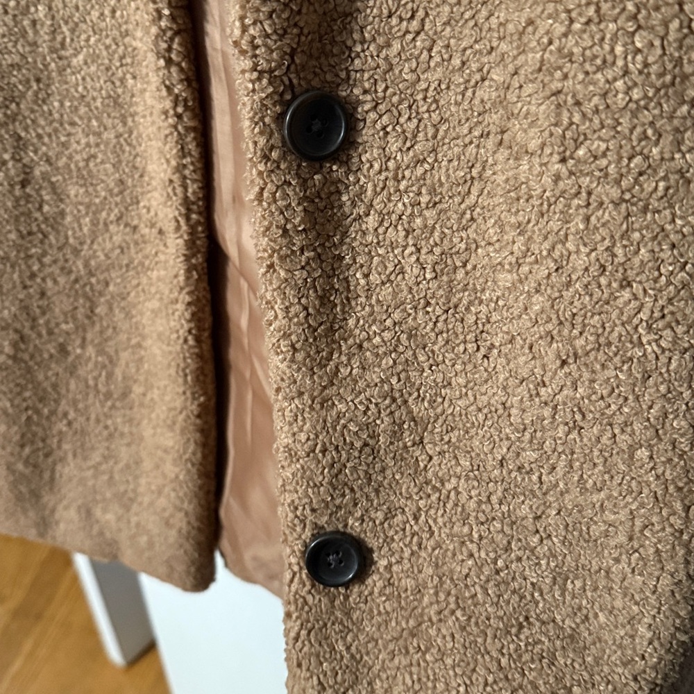 Daily Ritual Brown Teddy Jacket - Picture 4 of 6